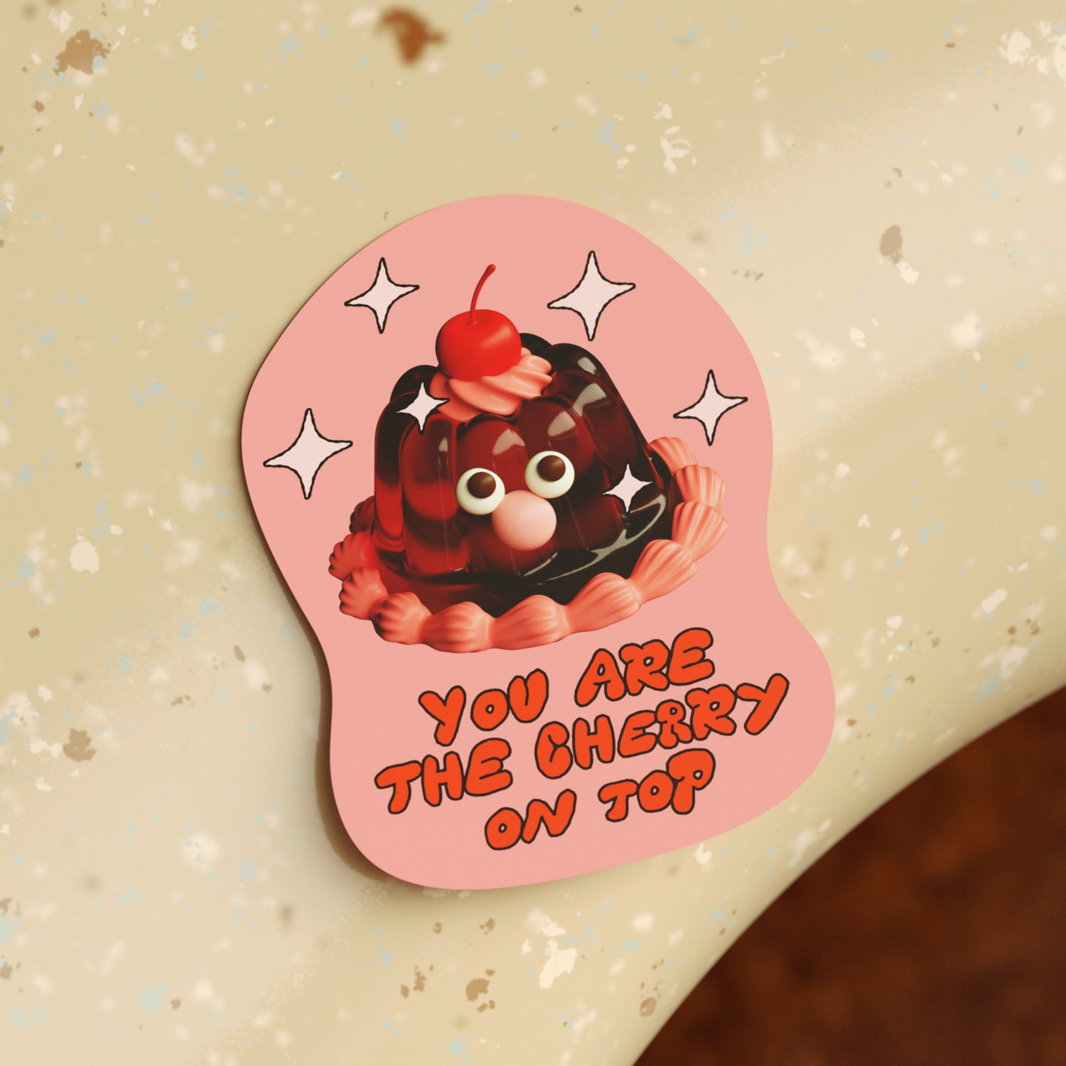 JELLY STICKER - THE CHERRY ON TOP